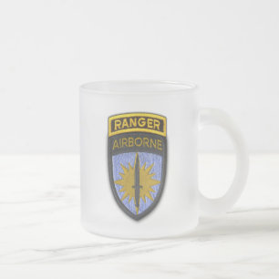 Taza De Cristal Esmerilado Comando de Operaciones Especiales Vets del Pacífic