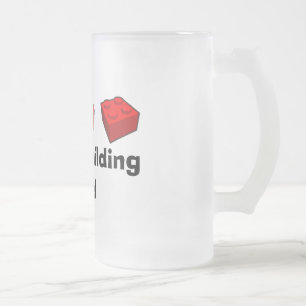 Taza De Cristal Esmerilado Combustible de construcción de ladrillos