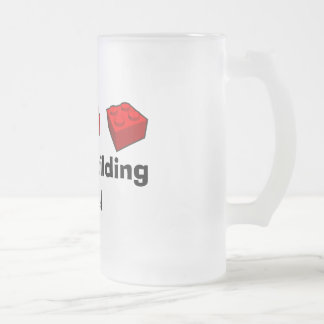 Taza De Cristal Esmerilado Combustible de construcción de ladrillos
