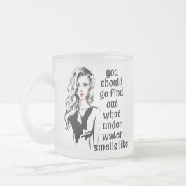 Taza De Cristal Esmerilado Cómo huele bajo el agua