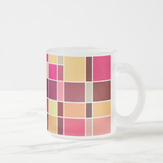 Taza De Cristal Esmerilado Composición de color