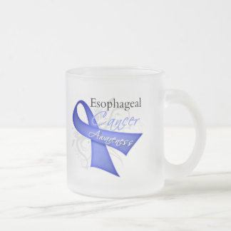 Taza De Cristal Esmerilado Conciencia del esófago del cáncer de la cinta de