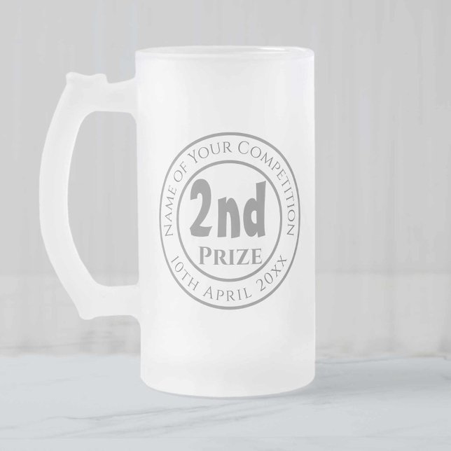 Taza De Cristal Esmerilado Concurso 2.º Premio Trofeo (Subido por el creador)
