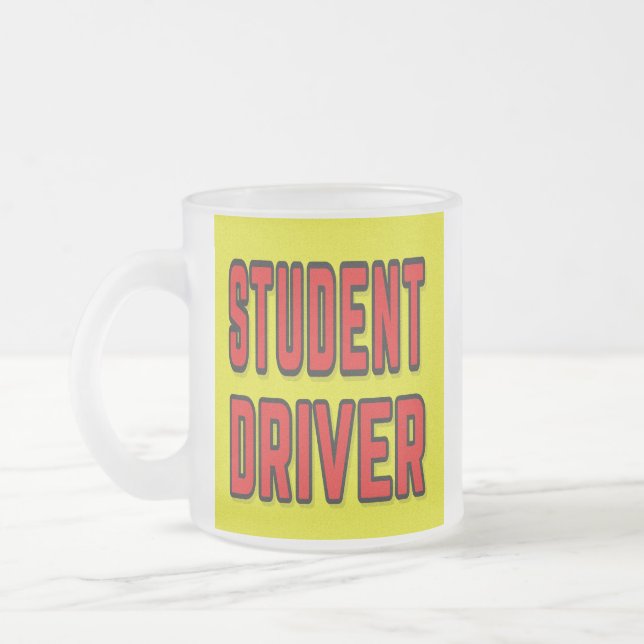 Taza De Cristal Esmerilado Conductor en Práctica (Izquierda)