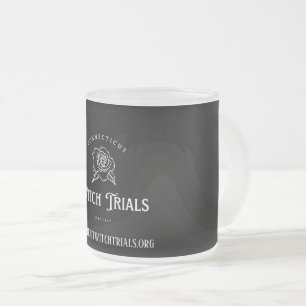 Taza De Cristal Esmerilado Conecticut Witch Trials Mug