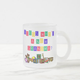 Taza De Cristal Esmerilado Conjetura que es una nueva abuela