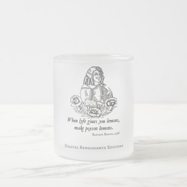 Taza De Cristal Esmerilado Consejo de la edad de S (t) (Centro)