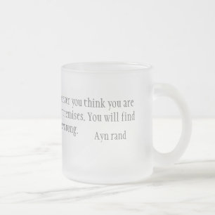 Taza De Cristal Esmerilado Contradicciones