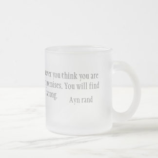Taza De Cristal Esmerilado Contradicciones