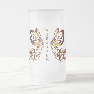 Taza De Cristal Esmerilado Copo de cerveza Varatiem