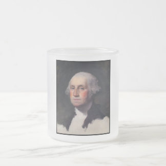 Taza De Cristal Esmerilado Copy Anthaeneum George Washington, Gilbert Stuart