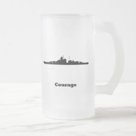 Taza De Cristal Esmerilado Coraje BB