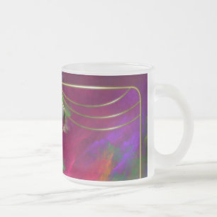 Taza De Cristal Esmerilado Coral Depths Mug