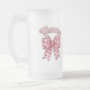 Taza De Cristal Esmerilado Corazón de arco
