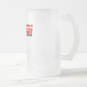 Taza De Cristal Esmerilado Corgi 15oz de ESPN. Taza del vidrio esmerilado