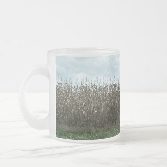 Taza De Cristal Esmerilado Cornfield Flyby (Izquierda)