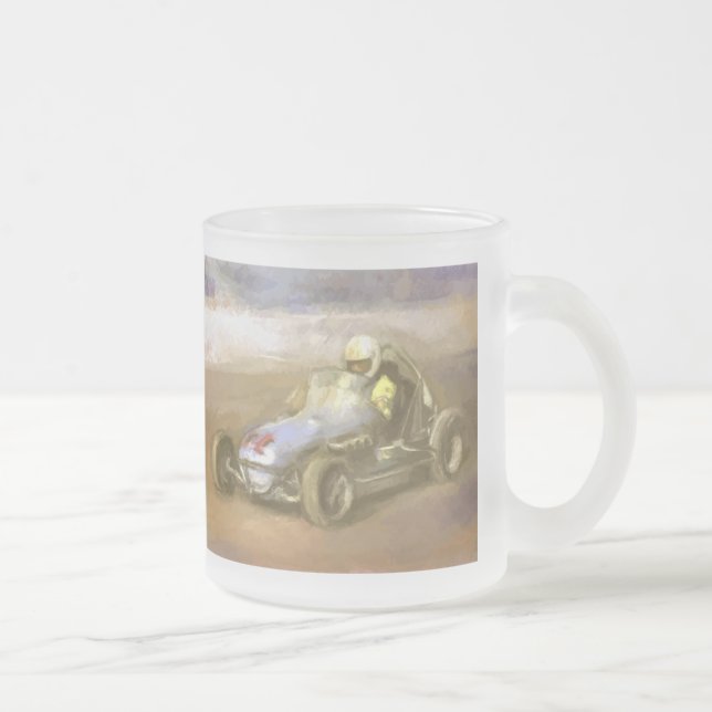 Taza De Cristal Esmerilado Corredor (Derecha)
