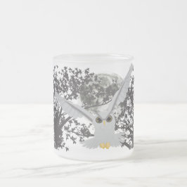 Taza De Cristal Esmerilado Coruja