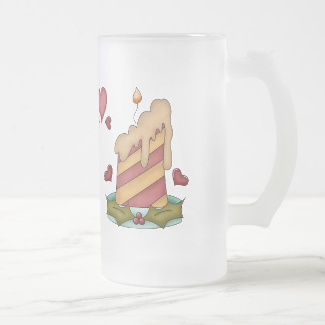 Taza De Cristal Esmerilado Cozy Mug (Derecha)