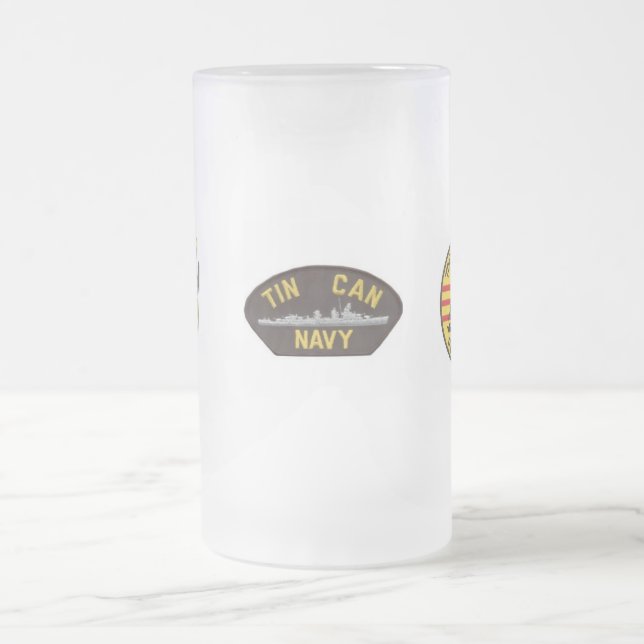 Taza De Cristal Esmerilado cpo de la lata (Centro)
