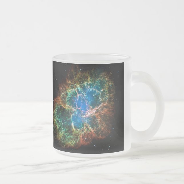 Taza De Cristal Esmerilado Crab Nebula (Derecha)