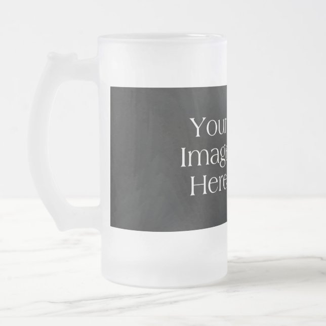 Taza De Cristal Esmerilado Crea tu propia cerveza Mug/Stein (Izquierda)