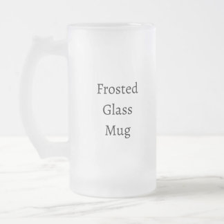 Taza De Cristal Esmerilado Crea Tu Propia Promoción de Marca Simple