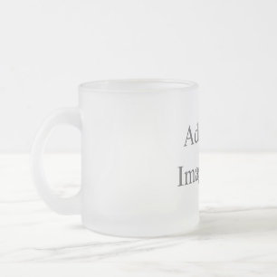 Taza De Cristal Esmerilado Crea tu propio blanco