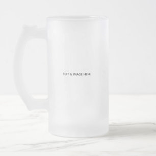 Taza De Cristal Esmerilado Crea tu propio blanco