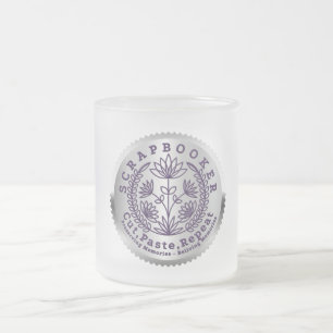 Taza De Cristal Esmerilado Creador de Álbum de Recortes Cropper
