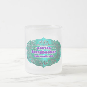 Taza De Cristal Esmerilado Creador de álbum de recuerdos Cropper