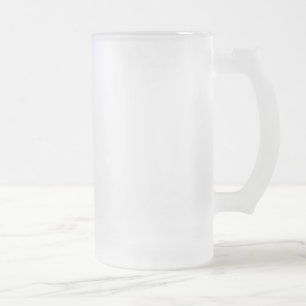 Taza De Cristal Esmerilado Crear su propio blanco