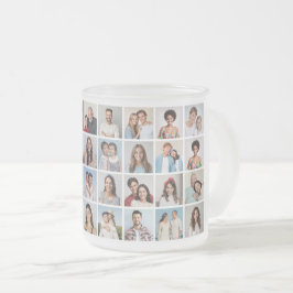 Taza De Cristal Esmerilado Crear su propio Collage de fotos de 32