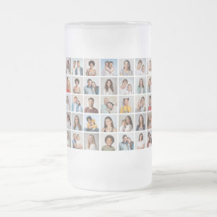 Taza De Cristal Esmerilado Crear su propio Collage de fotos de 35