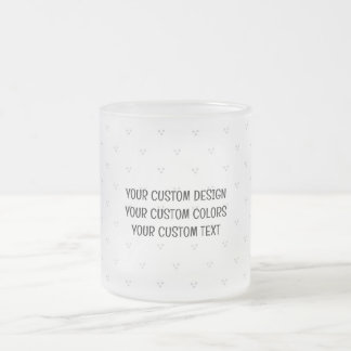 Taza De Cristal Esmerilado Crear su propio personal