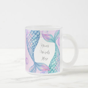 Taza De Cristal Esmerilado Crear sus propias carátulas de sirena