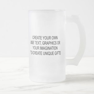 Taza De Cristal Esmerilado Cree su propia taza del vidrio esmerilado