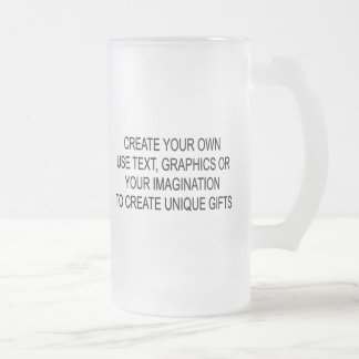 Taza De Cristal Esmerilado Cree su propia taza del vidrio esmerilado