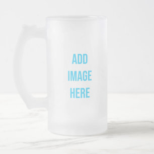 Taza De Cristal Esmerilado Cree su propio