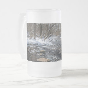 Taza De Cristal Esmerilado Creek En Sequiota Frost Glass Mug