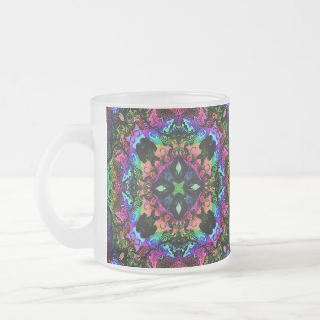 Taza De Cristal Esmerilado Crickets Pride  (Izquierda)