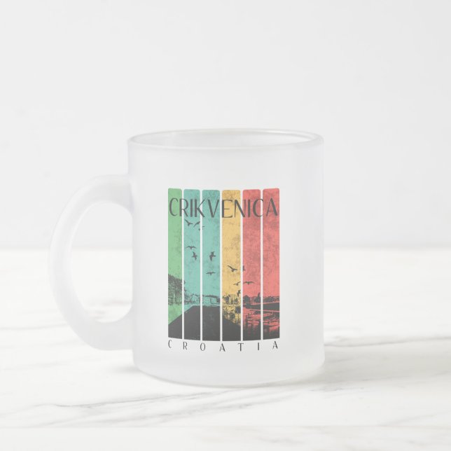 Taza De Cristal Esmerilado Crikvenica  (Izquierda)