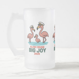 Taza De Cristal Esmerilado Crucero lento gran alegría 2025