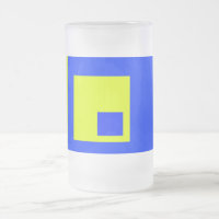 Cuadrados amarillo y azul