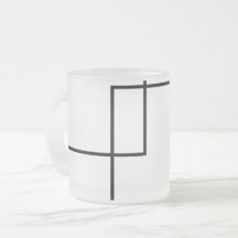 Cuadrados Geométricos Minimalistas Vidrio Deslustr