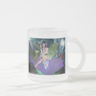 Taza De Cristal Esmerilado Cualquier hada