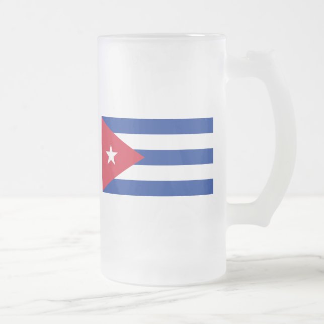 Taza De Cristal Esmerilado cuba (Derecha)