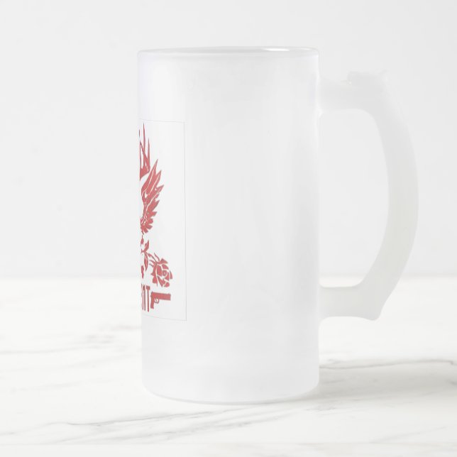 Taza De Cristal Esmerilado Cubilete helado disonante de la cerveza (Derecha)