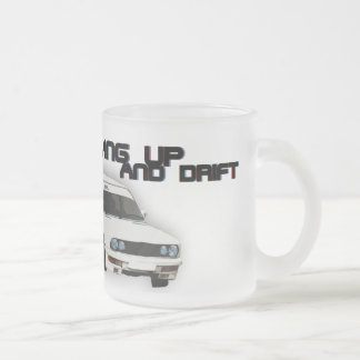 Taza De Cristal Esmerilado Cuelgue para arriba y derive