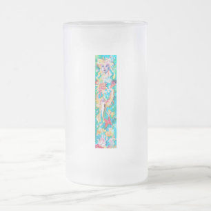 TAZA DE CRISTAL ESMERILADO CUENTO DE HADAS DE UVA